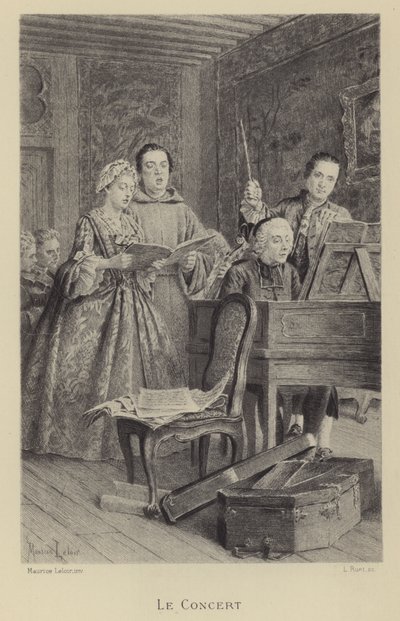 The Concert by Maurice Leloir
